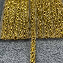 Dahlia Dekoratif Şerit &ndash; El İşi, Organizasyon ve S&uuml;sleme İ&ccedil;in 1 cm En 1 Metre-HG-DS-006