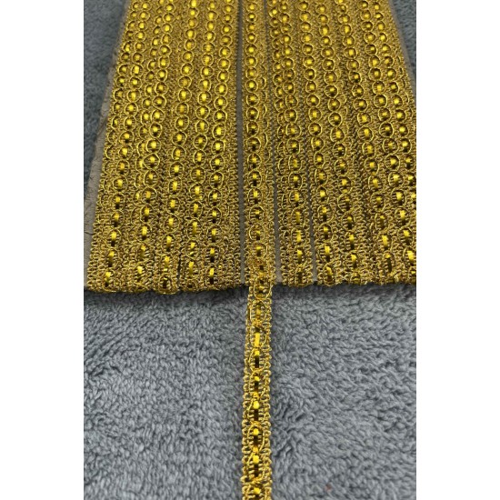 Dahlia Dekoratif Şerit &ndash; El İşi, Organizasyon ve S&uuml;sleme İ&ccedil;in 1 cm En 1 Metre-HG-DS-006