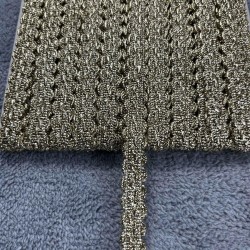 Lotus Dekoratif Şerit &ndash; El İşi, Organizasyon ve S&uuml;sleme İ&ccedil;in 1 cm En 1 Metre-HG-DS-008