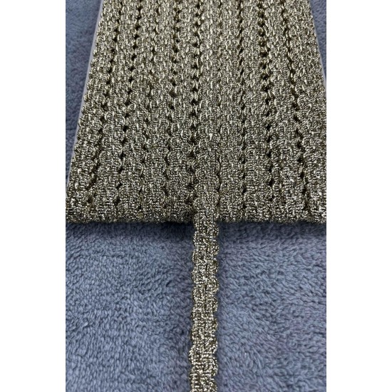 Lotus Dekoratif Şerit &ndash; El İşi, Organizasyon ve S&uuml;sleme İ&ccedil;in 1 cm En 1 Metre-HG-DS-008