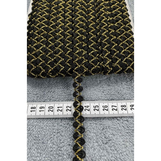 Ranunculus Dekoratif Şerit &ndash; El İşi, Organizasyon ve S&uuml;sleme İ&ccedil;in 1 cm En 1 Metre-HG-DS-012