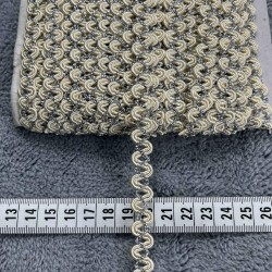 Hibiscus Dekoratif Şerit &ndash; El İşi, Organizasyon ve S&uuml;sleme İ&ccedil;in 1 cm En 1 Metre-HG-DS-017