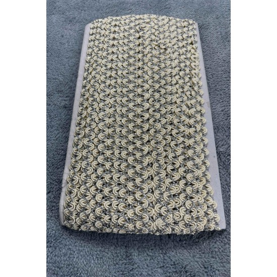 Hibiscus Dekoratif Şerit &ndash; El İşi, Organizasyon ve S&uuml;sleme İ&ccedil;in 1 cm En 1 Metre-HG-DS-017