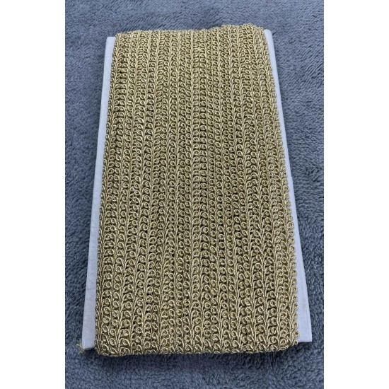 Gardenia Dekoratif Şerit &ndash; El İşi, Organizasyon ve S&uuml;sleme İ&ccedil;in 1 cm En 1 Metre-HG-DS-018