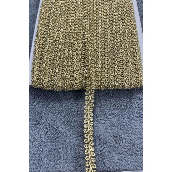 Gardenia Dekoratif Şerit &ndash; El İşi, Organizasyon ve S&uuml;sleme İ&ccedil;in 1 cm En 1 Metre-HG-DS-018