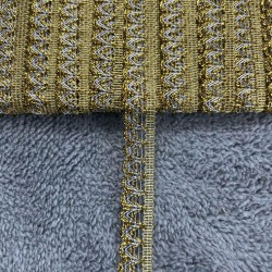 Edelweiss Dekoratif Şerit &ndash; El İşi, Organizasyon ve S&uuml;sleme İ&ccedil;in 1 cm En 1 Metre-HG-DS-019