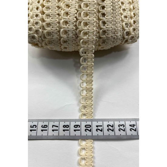 Bouvardia Dekoratif Şerit &ndash; El İşi, Organizasyon ve S&uuml;sleme İ&ccedil;in 1 cm En 1 Metre-HG-DS-025