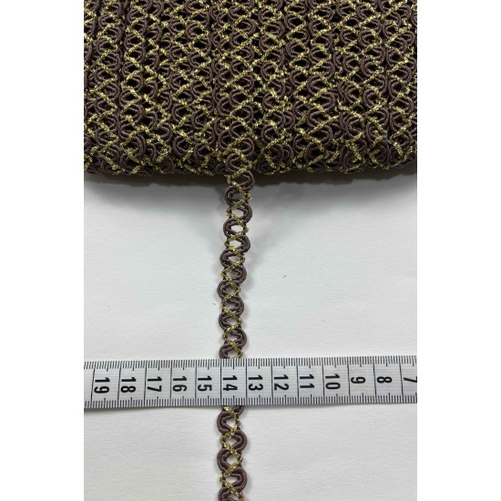 Daffodil Dekoratif Şerit &ndash; El İşi, Organizasyon ve S&uuml;sleme İ&ccedil;in 1 cm En 1 Metre-HG-DS-040