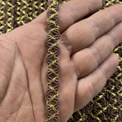 Daffodil Dekoratif Şerit &ndash; El İşi, Organizasyon ve S&uuml;sleme İ&ccedil;in 1 cm En 1 Metre-HG-DS-040