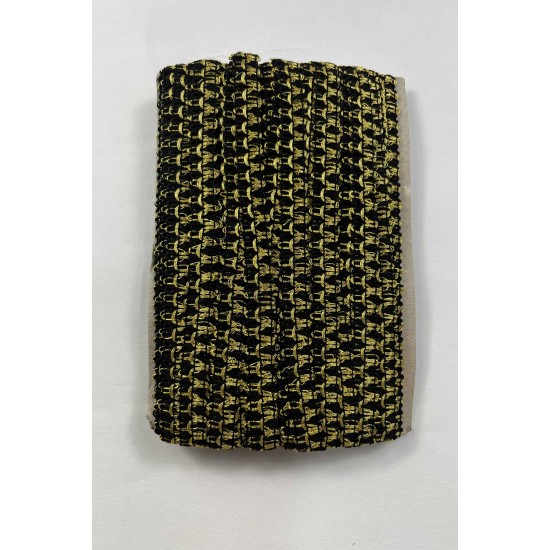 Dahlia Dekoratif Şerit &ndash; El İşi, Organizasyon ve S&uuml;sleme İ&ccedil;in 1 cm En 1 Metre-HG-DS-041