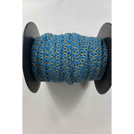 Freesia Dekoratif Şerit &ndash; El İşi, Organizasyon ve S&uuml;sleme İ&ccedil;in 1 cm En 1 Metre-HG-DS-043