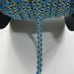 Freesia Dekoratif Şerit &ndash; El İşi, Organizasyon ve S&uuml;sleme İ&ccedil;in 1 cm En 1 Metre-HG-DS-043