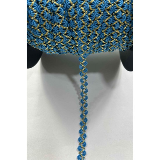 Freesia Dekoratif Şerit &ndash; El İşi, Organizasyon ve S&uuml;sleme İ&ccedil;in 1 cm En 1 Metre-HG-DS-043