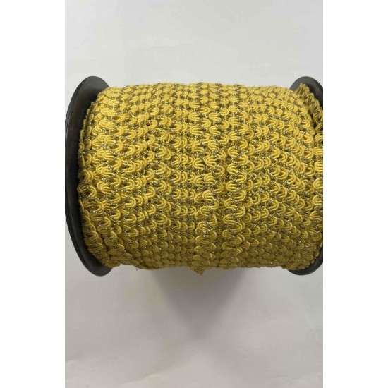 Gazania Dekoratif Şerit &ndash; El İşi, Organizasyon ve S&uuml;sleme İ&ccedil;in 1 cm En 1 Metre-HG-DS-046