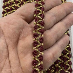 Larksrup Dekoratif Şerit &ndash; El İşi, Organizasyon ve S&uuml;sleme İ&ccedil;in 1 cm En 1 Metre-HG-DS-050