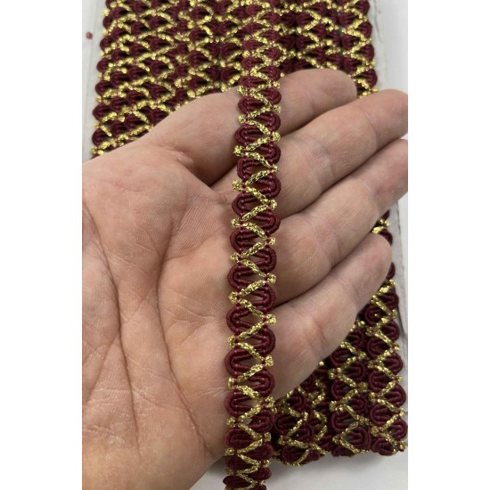 Larksrup Dekoratif Şerit &ndash; El İşi, Organizasyon ve S&uuml;sleme İ&ccedil;in 1 cm En 1 Metre-HG-DS-050