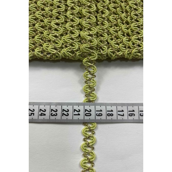 Mimosa Dekoratif Şerit &ndash; El İşi, Organizasyon ve S&uuml;sleme İ&ccedil;in 1 cm En 1 Metre-HG-DS-053