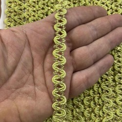 Mimosa Dekoratif Şerit &ndash; El İşi, Organizasyon ve S&uuml;sleme İ&ccedil;in 1 cm En 1 Metre-HG-DS-053