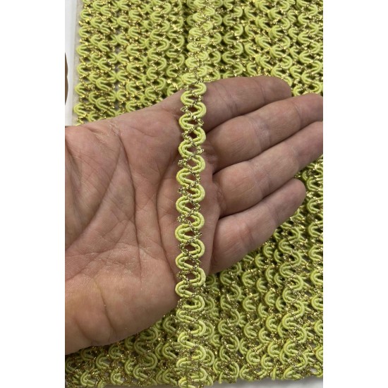 Mimosa Dekoratif Şerit &ndash; El İşi, Organizasyon ve S&uuml;sleme İ&ccedil;in 1 cm En 1 Metre-HG-DS-053