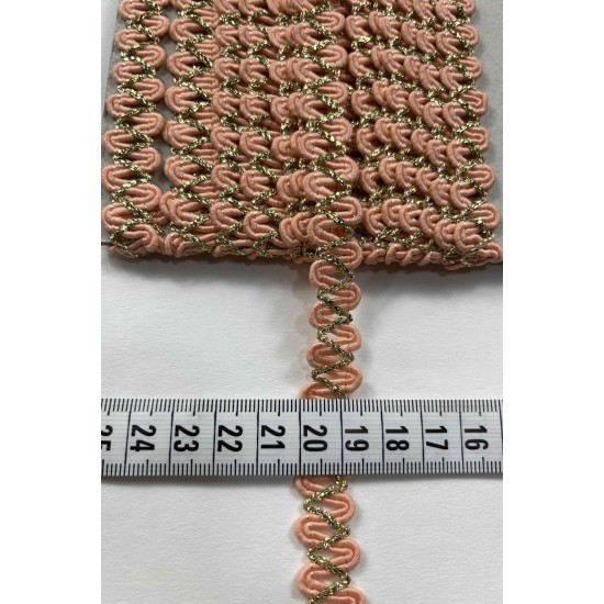 Nemessia Dekoratif Şerit &ndash; El İşi, Organizasyon ve S&uuml;sleme İ&ccedil;in 1 cm En 1 Metre-HG-DS-055