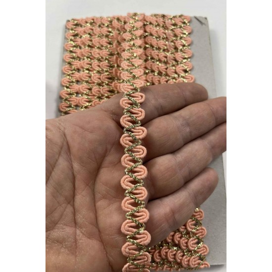 Nemessia Dekoratif Şerit &ndash; El İşi, Organizasyon ve S&uuml;sleme İ&ccedil;in 1 cm En 1 Metre-HG-DS-055