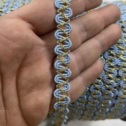 Poppy Dekoratif Şerit &ndash; El İşi, Organizasyon ve S&uuml;sleme İ&ccedil;in 1 cm En 1 Metre-HG-DS-059