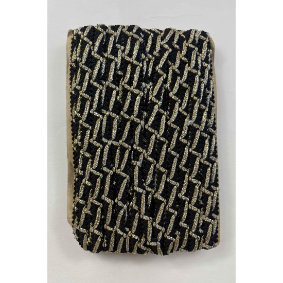 Snowdrop Dekoratif Şerit &ndash; El İşi, Organizasyon ve S&uuml;sleme İ&ccedil;in 1 cm En 1 Metre-HG-DS-060