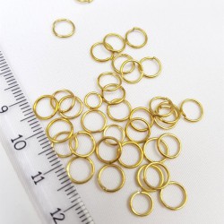 Sarı Tesbih ve Takı Halkası 5 mm-HLK-1007