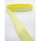 Sarı Dantel Baskılı Grogren Kurdele 2,5 cm 1 Metre-HOBG-1024