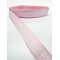 Pembe Dantel Baskılı Grogren Kurdele 2,5 cm 1 Metre-HOBG-1026
