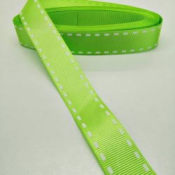 Yeşil Çizgi Baskılı Grogren Kurdele 2,5 cm 1 Metre-HOBG-1030 Yeşil Çizgi Baskılı Grogren Kurdele 2,5 cm 1 Metre-HOBG-1030