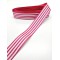 Kırmızı Çizgili Tafta Kurdele 2,5 cm 1 Metre-HOBG-1046