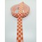 Turuncu Desenli Biye Lastik 2 cm 1 Metre-HOBG-1048