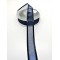 Lacivert Organze Saten Kurdele 2,5 cm 1 Metre-HOBG-1057