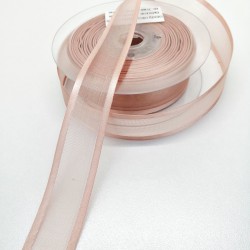 Yavruağzı Organze Saten Kurdele 2,5 cm 1 Metre-HOBG-1061