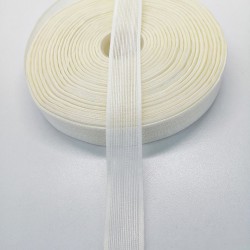 Krem Keten Kurdele 2,5 cm 1 Metre-HOBG-1086 Krem Keten Kurdele 2,5 cm 1 Metre-HOBG-1086