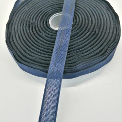 Lacivert Keten Kurdele 2 cm 1 Metre-HOBG-1088 Lacivert Keten Kurdele 2 cm 1 Metre-HOBG-1088