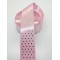 Pembe Puantiyeli Saten Kurdele 4 cm 1 Metre-HOBG-1101