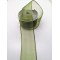 Zeytin Yeşili Şifon Kurdele 4 cm 1 Metre-HOBG-1106