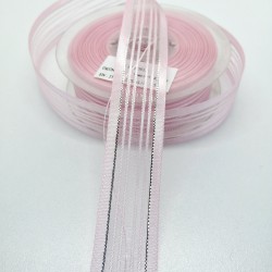 Pembe İp Kurdele 2,5 cm 1 Metre-HOBG-1111