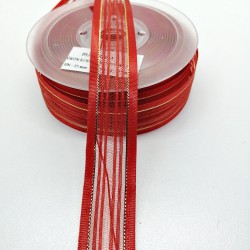 Kırmızı İp Kurdele 2,5 cm 1 Metre-HOBG-1112 Kırmızı İp Kurdele 2,5 cm 1 Metre-HOBG-1112
