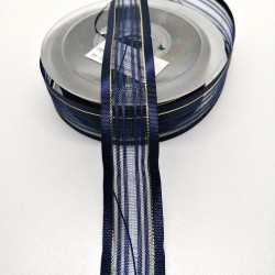 Lacivert İp Kurdele 2,5 cm 1 Metre-HOBG-1116 Lacivert İp Kurdele 2,5 cm 1 Metre-HOBG-1116