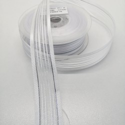 Beyaz İp Kurdele 2,5 cm 1 Metre-HOBG-1121