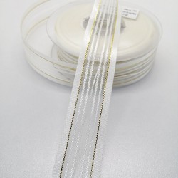 Krem İp Kurdele 2,5 cm 1 Metre-HOBG-1122 Krem İp Kurdele 2,5 cm 1 Metre-HOBG-1122