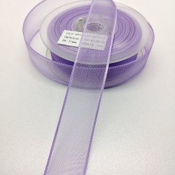 Lila Şifon Kurdele 2,5 cm 1 Metre-HOBG-1124 Lila Şifon Kurdele 2,5 cm 1 Metre-HOBG-1124