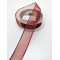Bordo Şifon Kurdele 2,5 cm 1 Metre-HOBG-1128