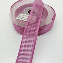 Mürdüm Keten Efektli Kurdele 2,5 cm 1 Metre-HOBG-1136 Mürdüm Keten Efektli Kurdele 2,5 cm 1 Metre-HOBG-1136