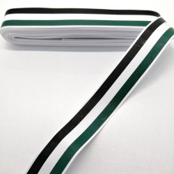 Renkli Çizgili Grogren Kurdele 2,5 cm 1 Metre-HOBG-1164