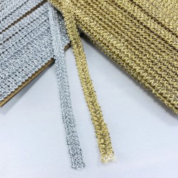 Simli Gold Gümüş Dekoratif Şerit Seti-HSET-23