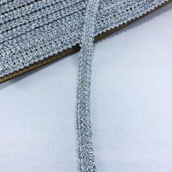 Simli Gümüş Dekoratif Şerit-HSET-24